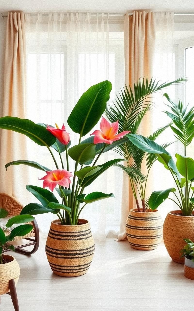 Lush Indoor Plants For Tropical Ambiance
