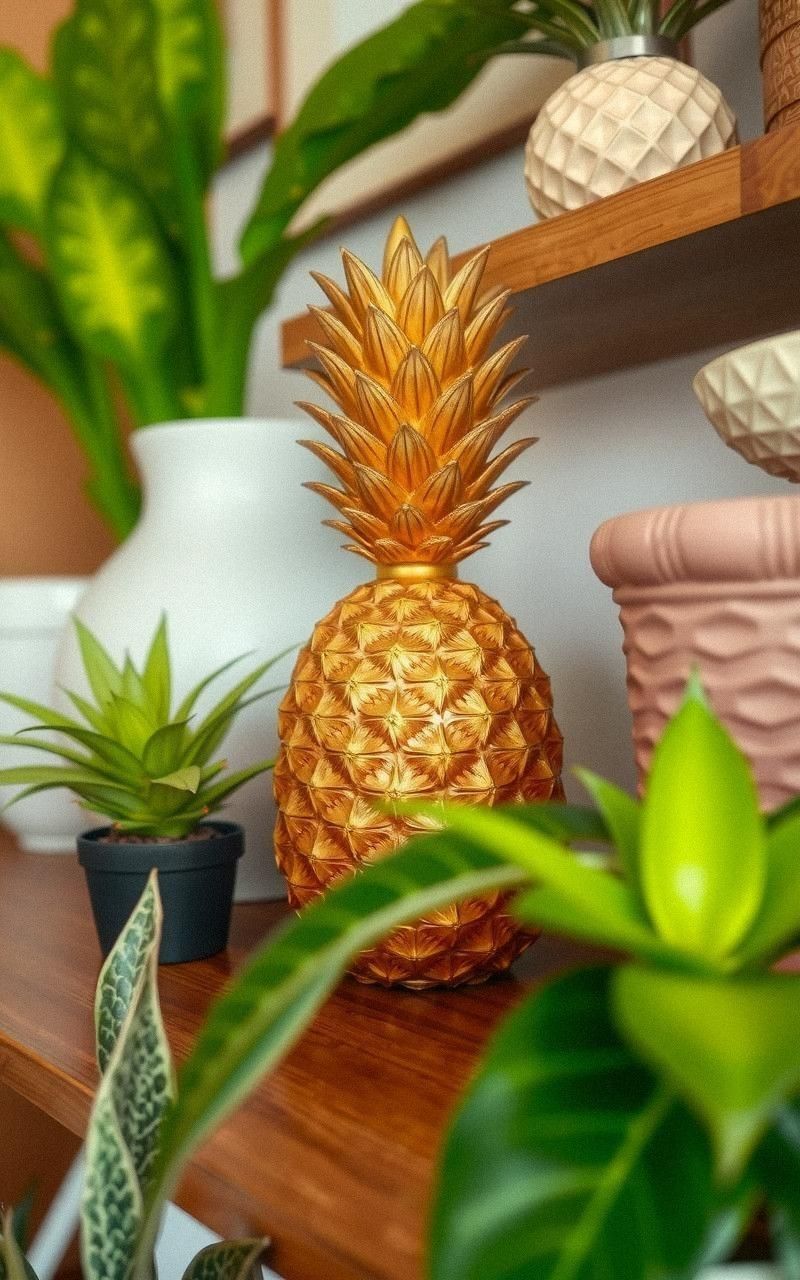 Pineapple Accents For Playful Touches