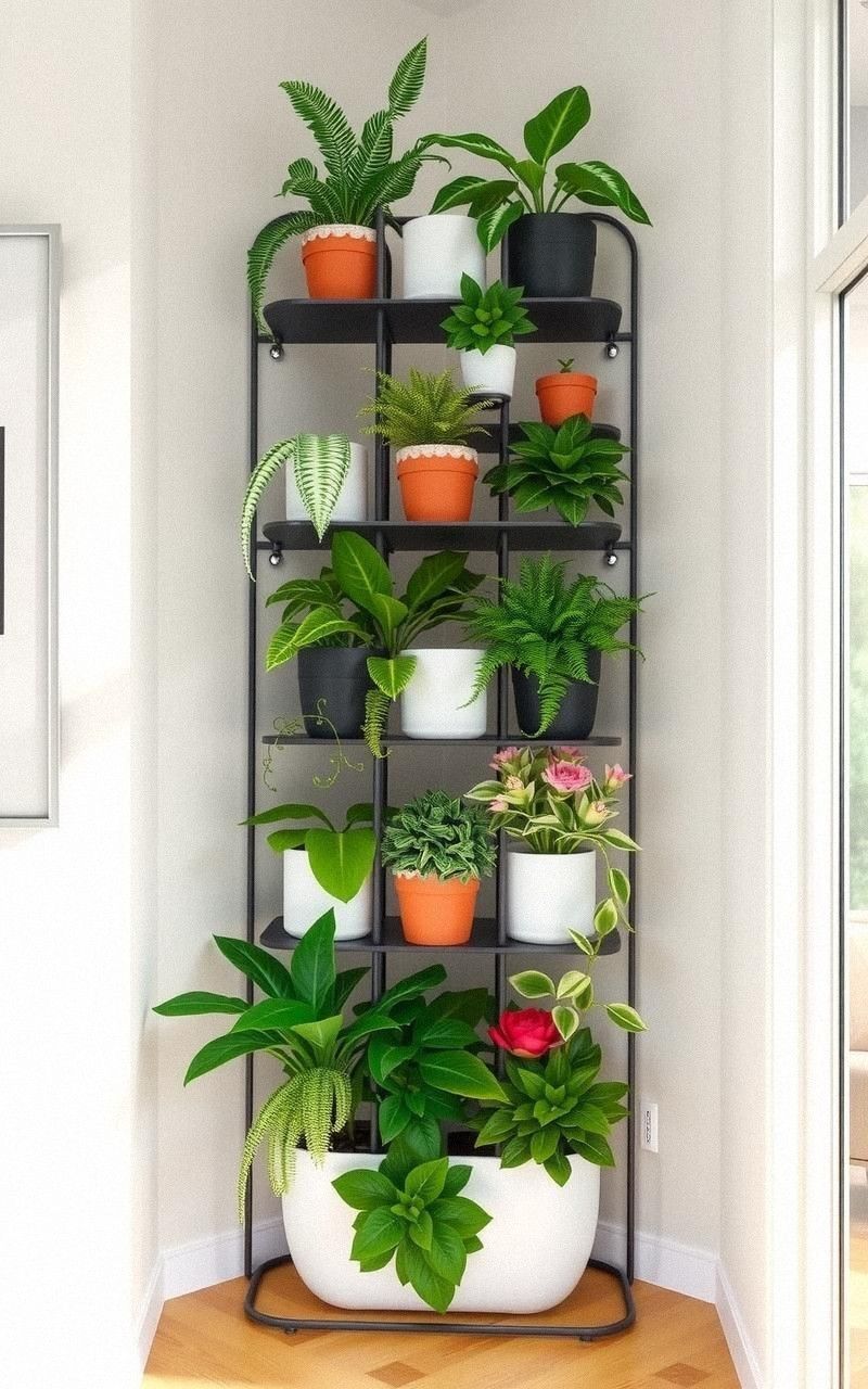 Corner Plant Towers To Maximize Space Elegantly