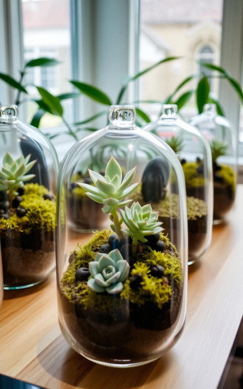 Glass Terrariums For Miniature Indoor Ecosystems