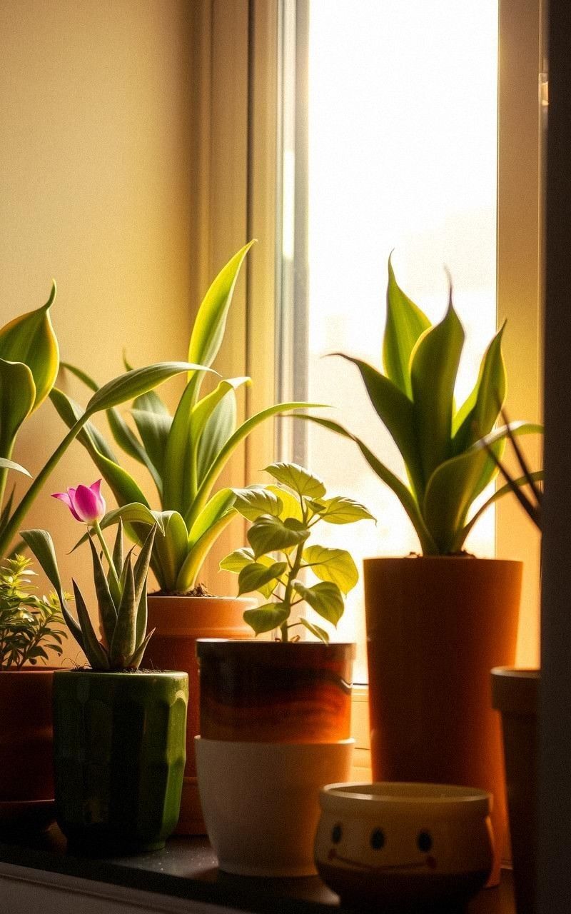 Window Ledge Gardens For Sunlit Plant Collections