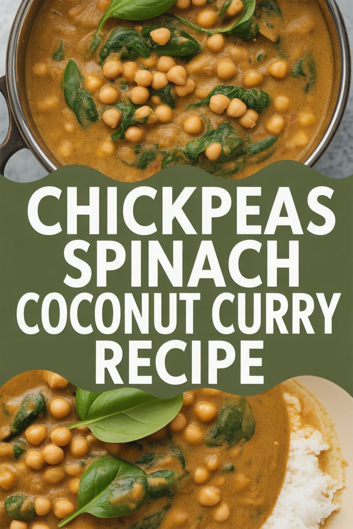 Chickpea Spinach Coconut Curry Recipe recipe idea in stylish layout