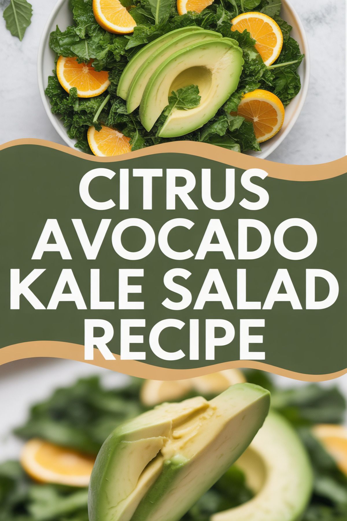 Citrus Avocado Kale Salad Recipe recipe idea in stylish layout