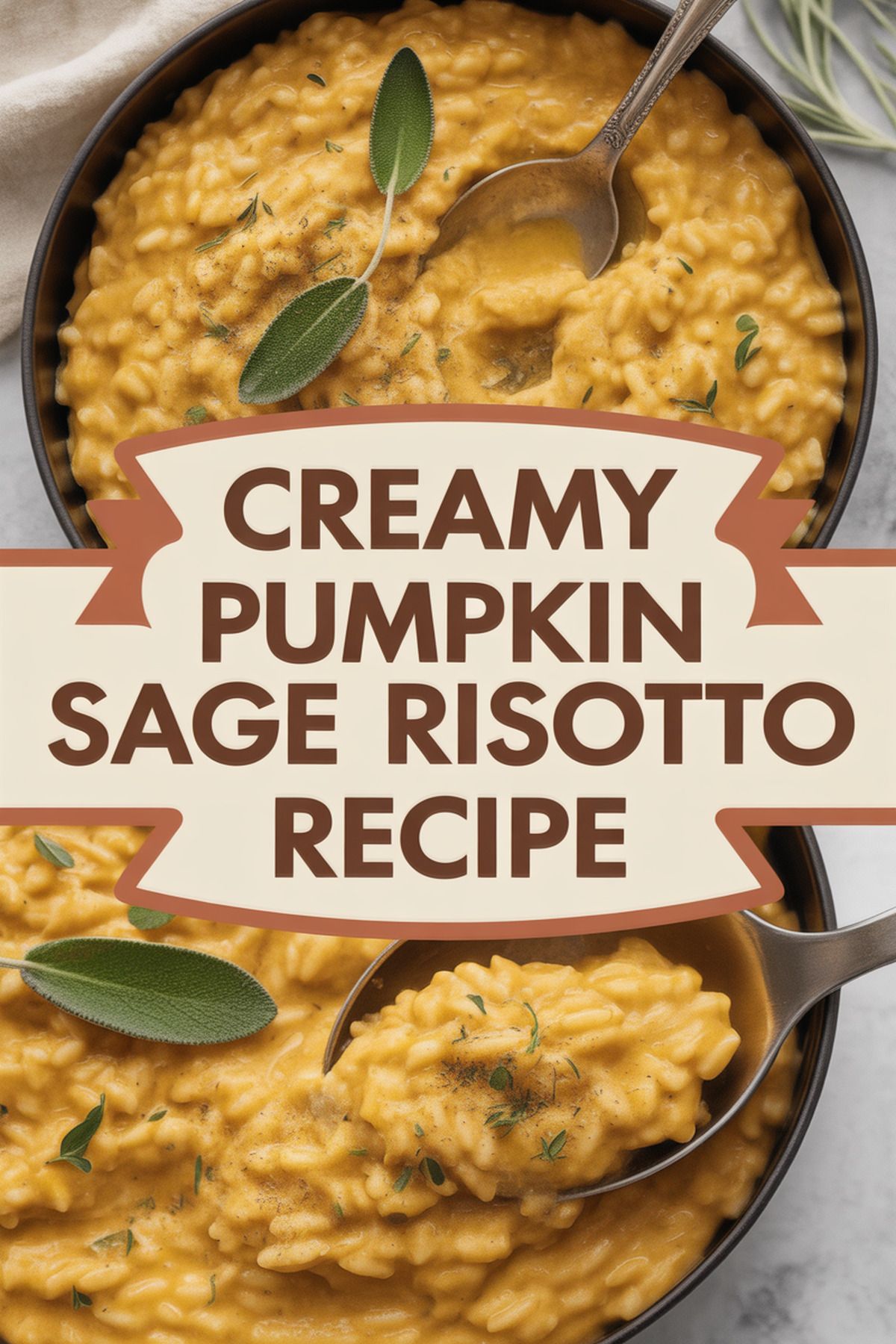 Creamy Pumpkin Sage Risotto Recipe recipe idea in stylish layout