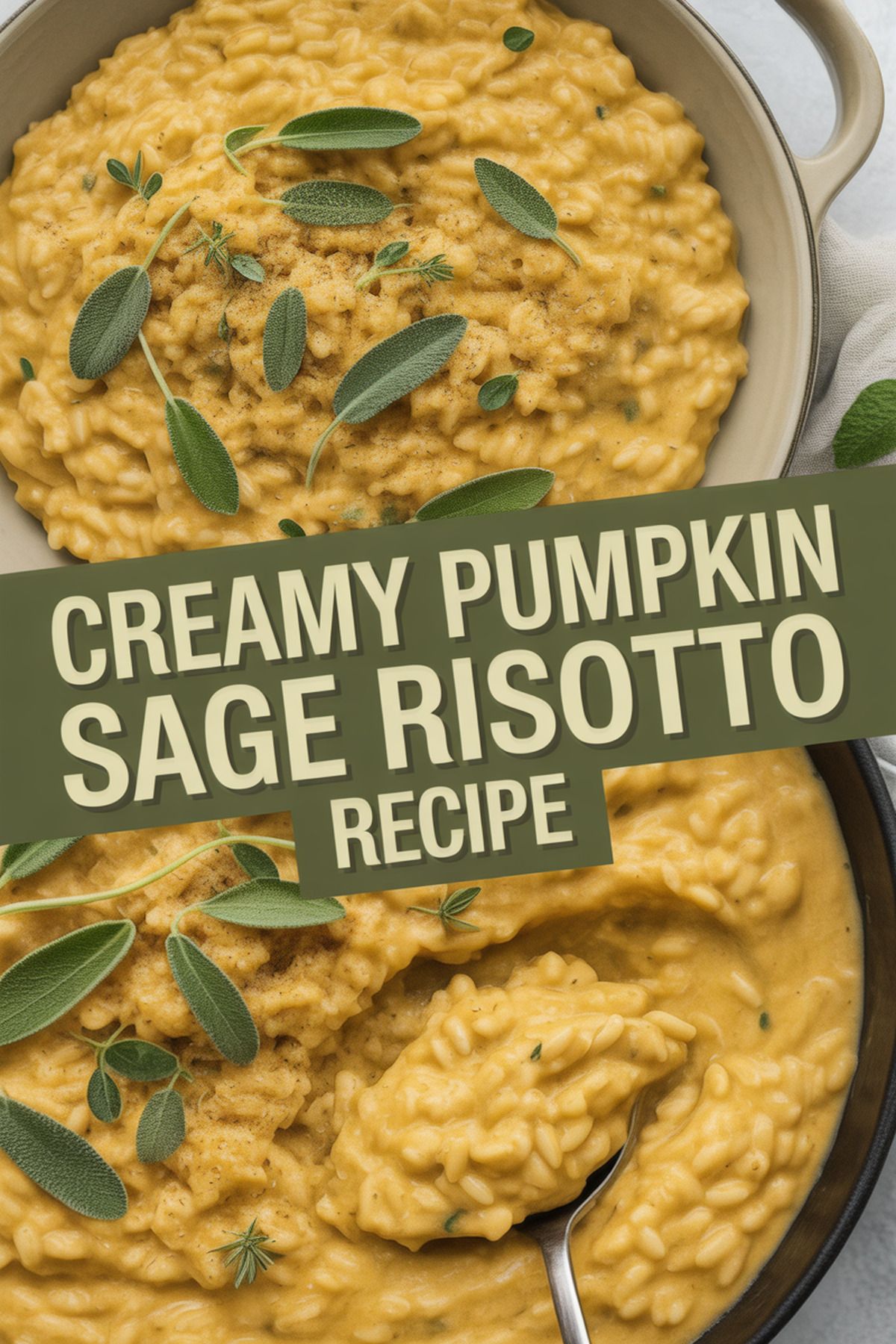 Creamy Pumpkin Sage Risotto Recipe recipe idea in stylish layout