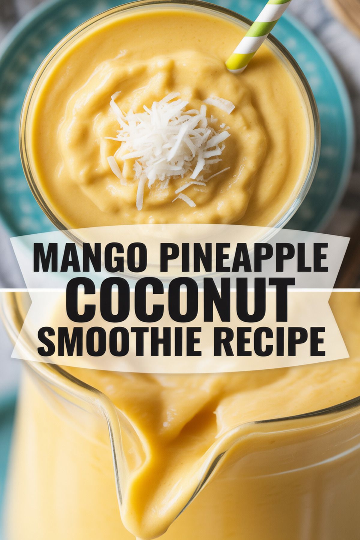Mango Pineapple Coconut Smoothie Recipe recipe idea in stylish layout