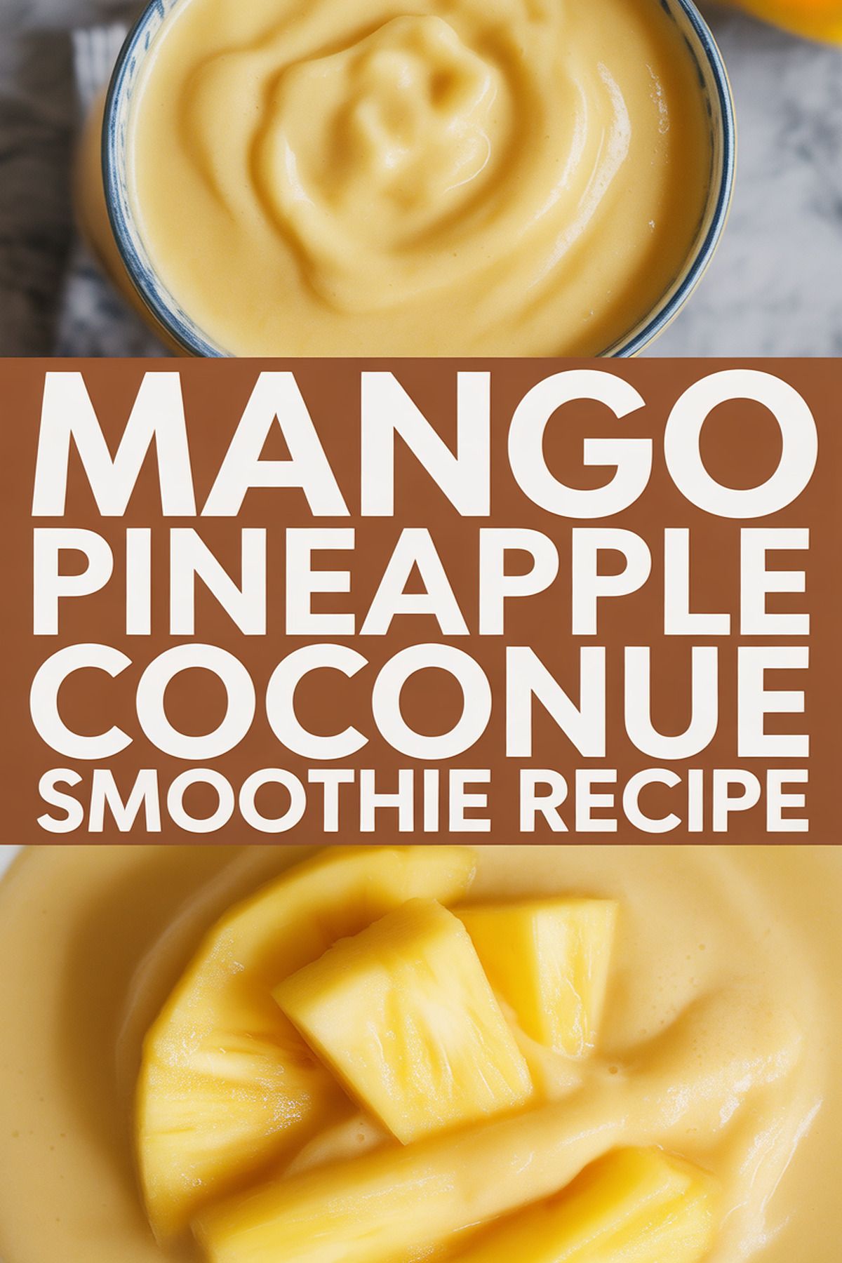 Mango Pineapple Coconut Smoothie Recipe recipe idea in stylish layout