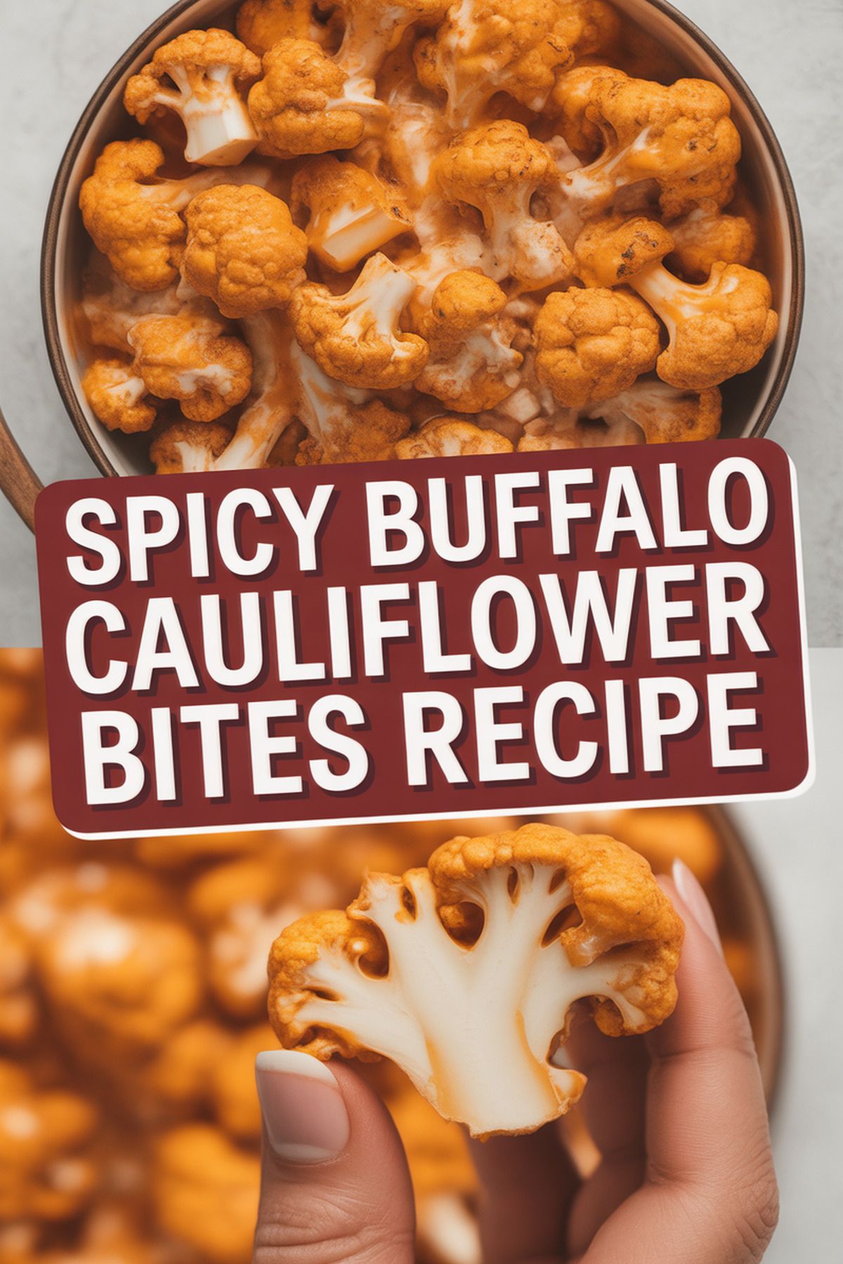 Spicy Buffalo Cauliflower Bites Recipe recipe idea in stylish layout