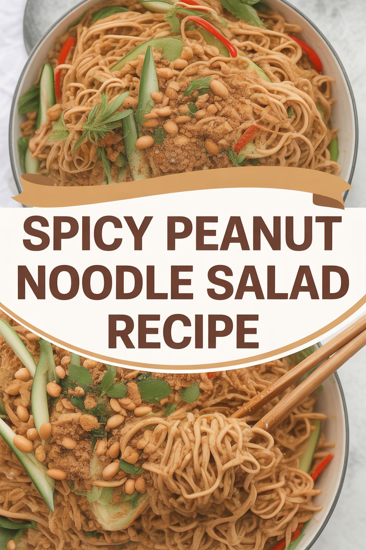 Spicy Peanut Noodle Salad Recipe recipe idea in stylish layout