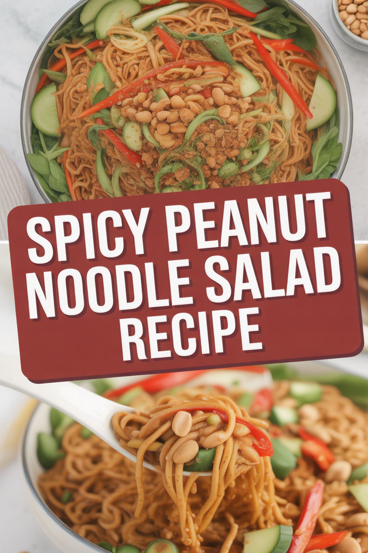 Spicy Peanut Noodle Salad Recipe recipe idea in stylish layout