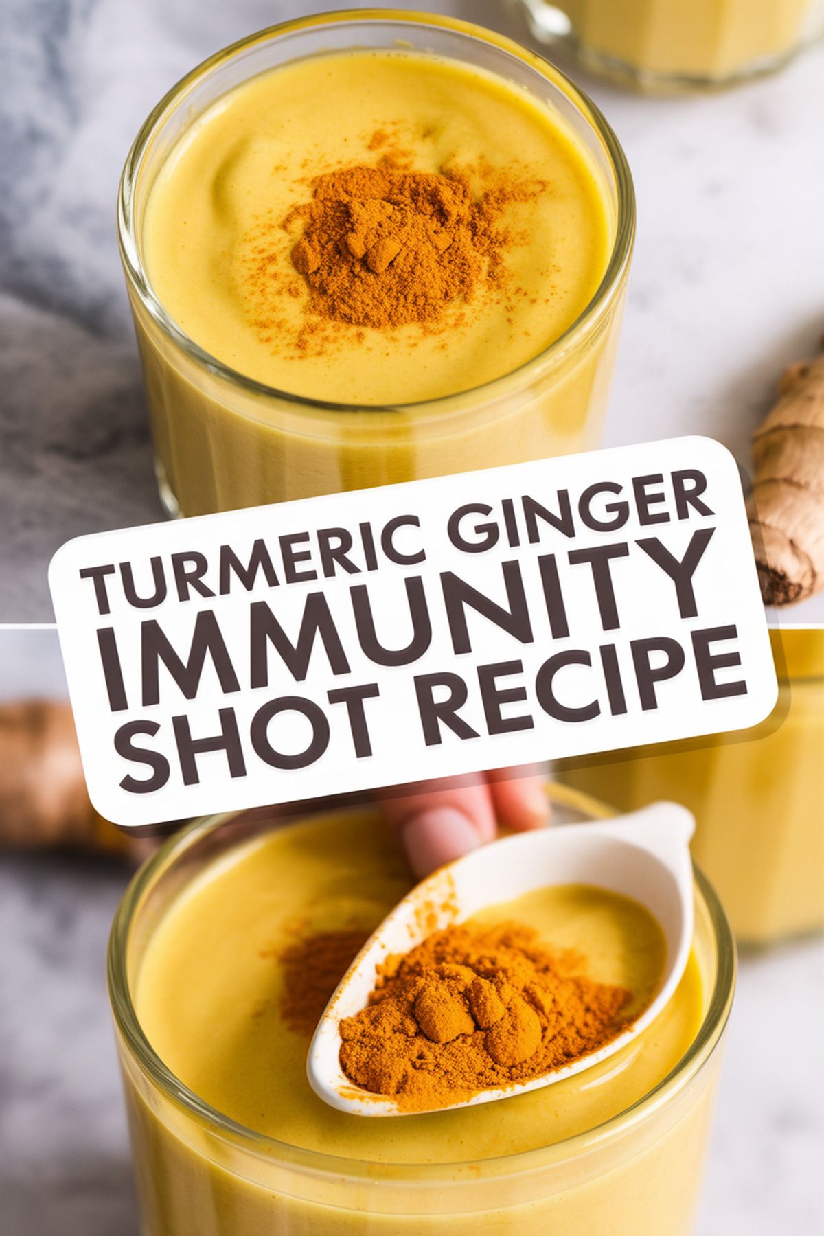 Turmeric Ginger Immunity Shot Recipe recipe idea in stylish layout