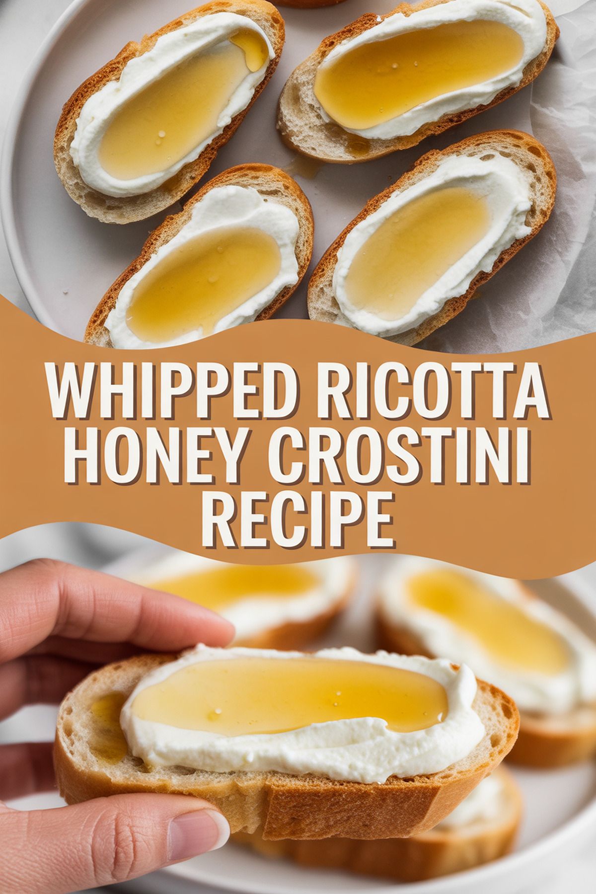 Whipped Ricotta Honey Crostini Recipe recipe idea in stylish layout
