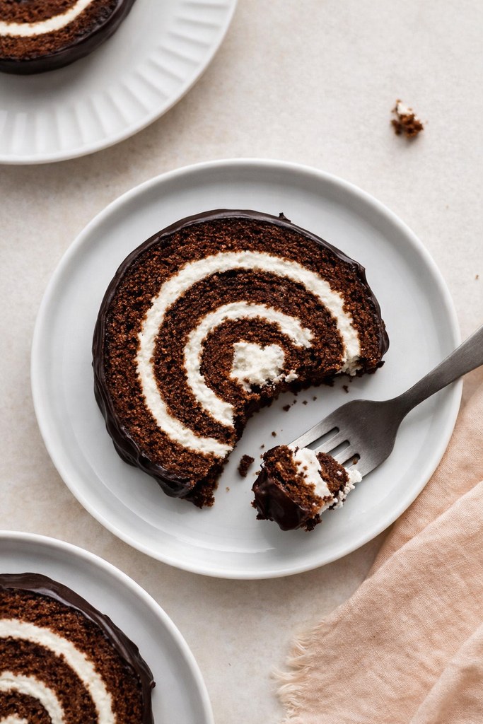 7 Chocolate Cake Roll Swiss Roll edited