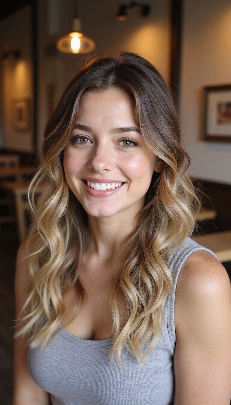 Messy Side Braid With Face-Framing Strands