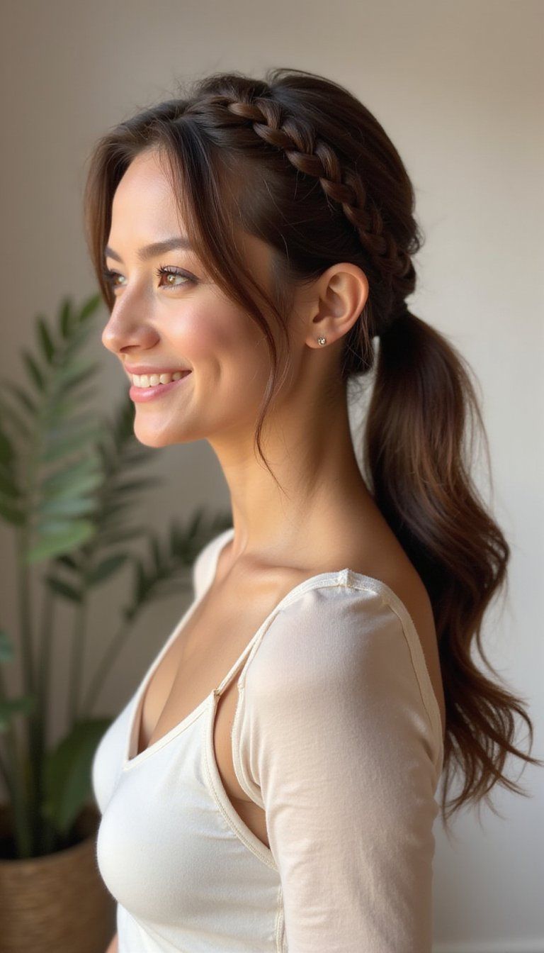 Rope Braid Accent For Sleek Styles