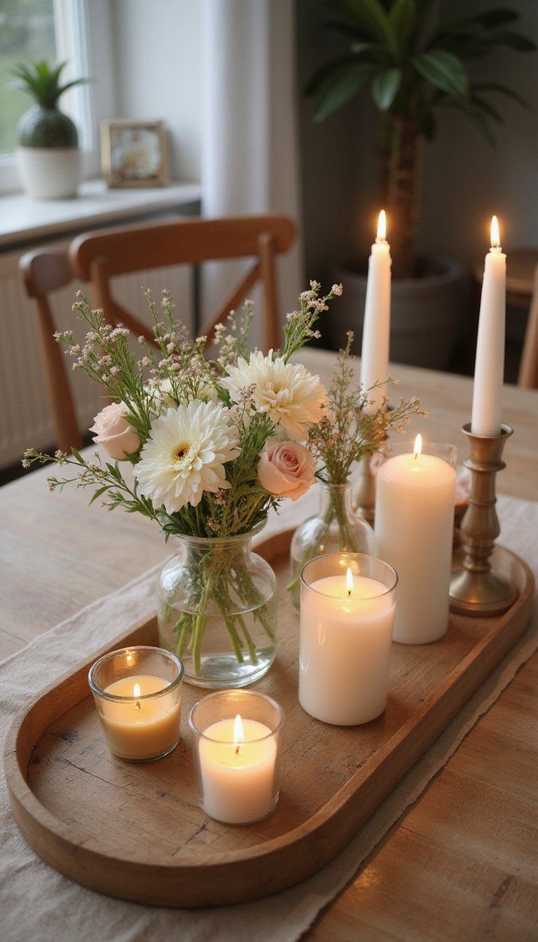 Bouquet-Style Candle Holders for Cozy Evenings