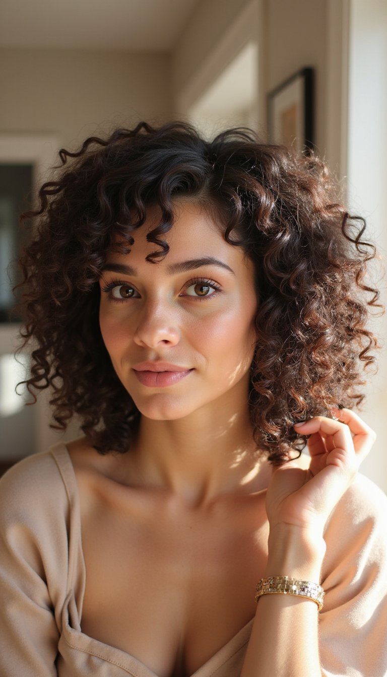 Natural Coil-Out Style With Soft Edge Definition