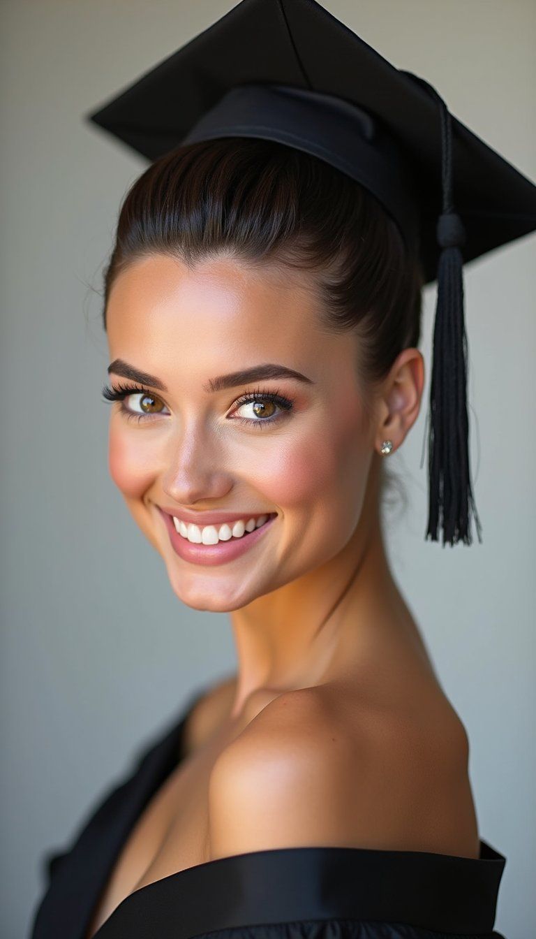 Faux Undercut Slicked Back For Cap