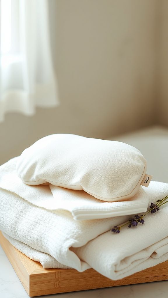 Spa eye pillow scented for restful naps