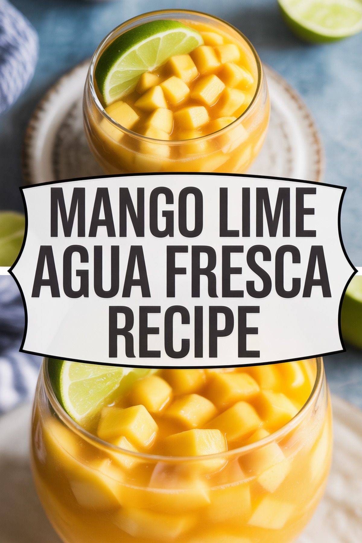 Mango Lime Agua Fresca Recipe recipe idea in stylish layout