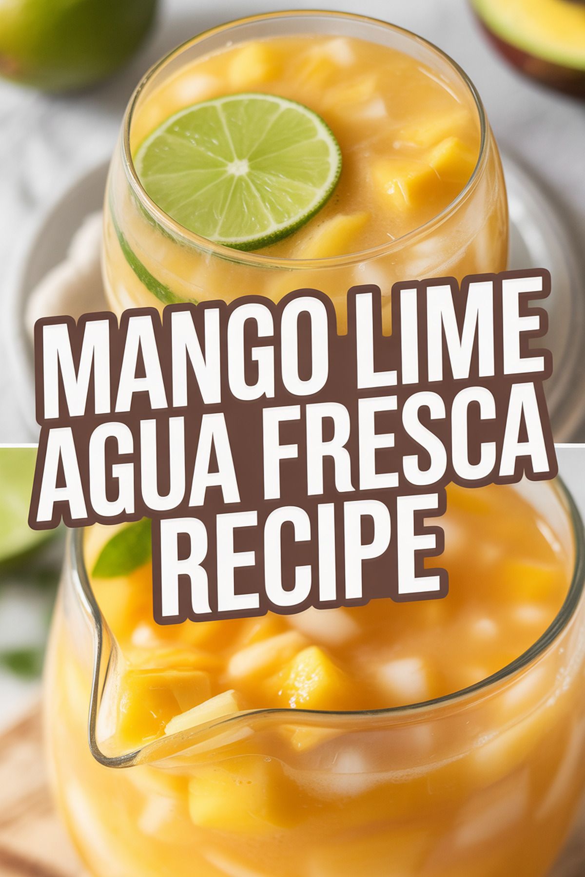 Mango Lime Agua Fresca Recipe recipe idea in stylish layout