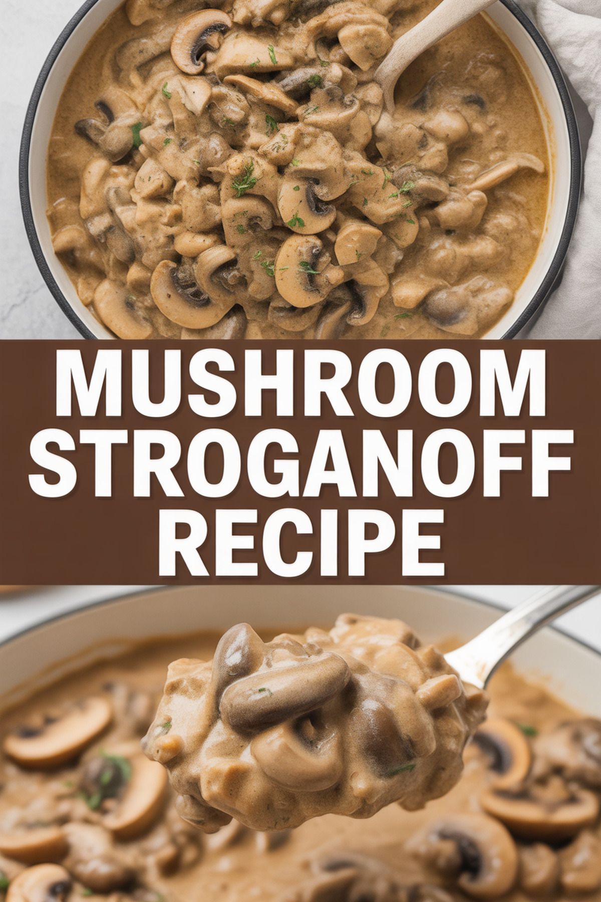 Mushroom Stroganoff Recipe recipe idea in stylish layout