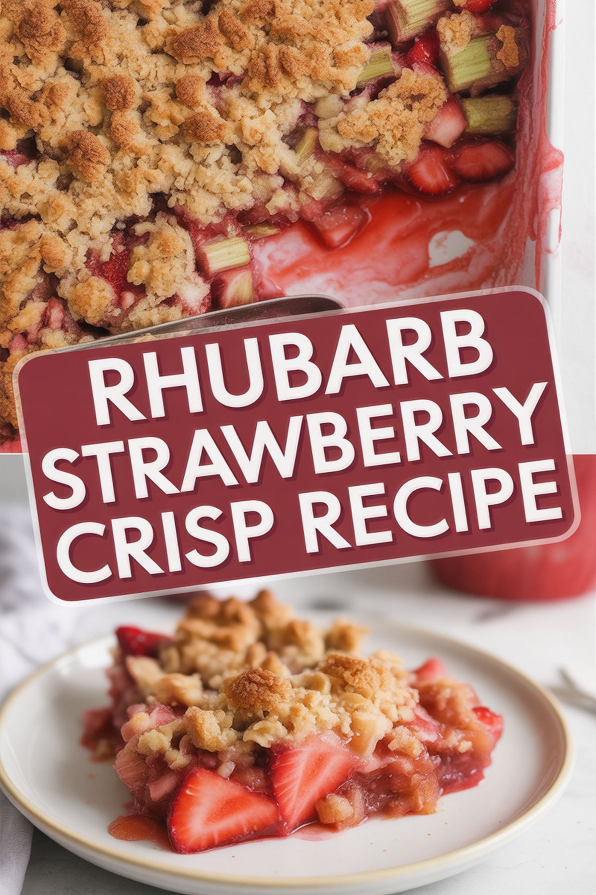 Rhubarb Strawberry Crisp Recipe recipe idea in stylish layout