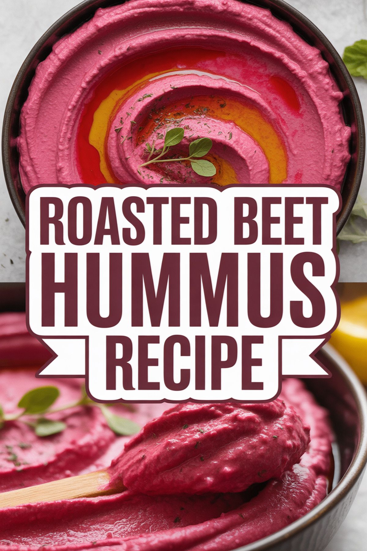 Roasted Beet Hummus Recipe recipe idea in stylish layout