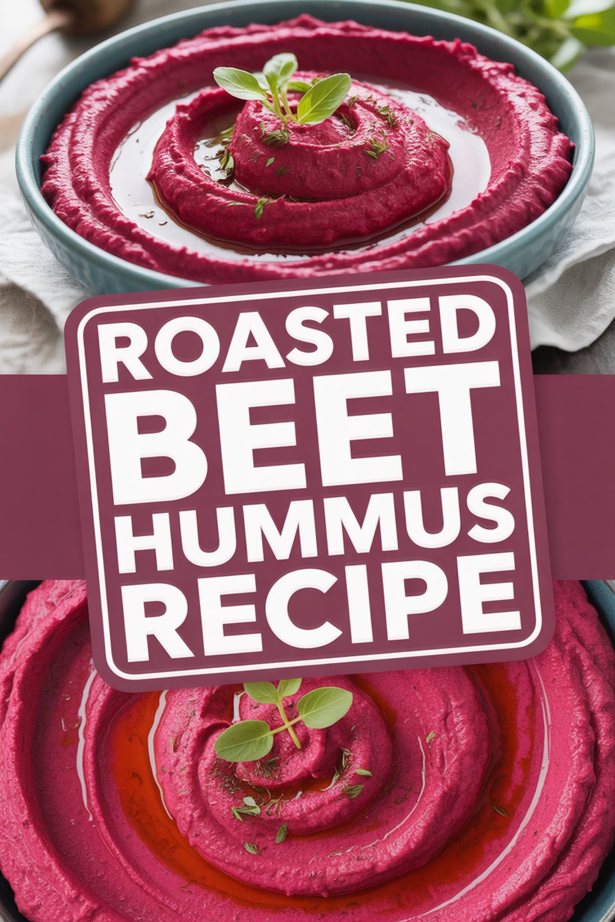 Roasted Beet Hummus Recipe recipe idea in stylish layout