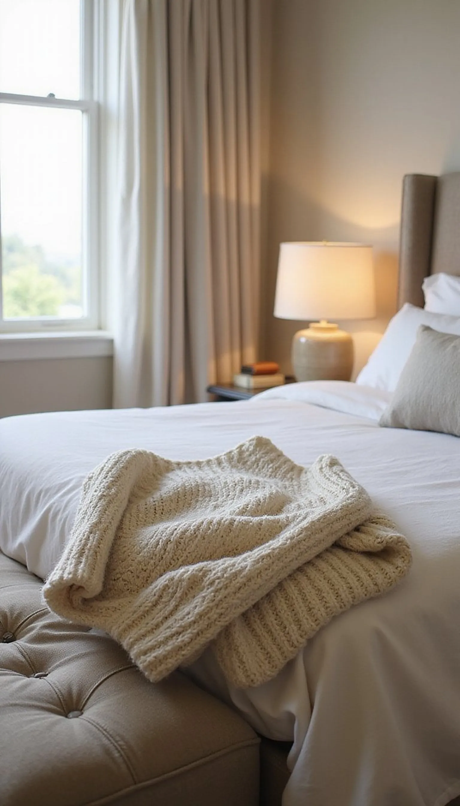 Light knit sweater for cool ocean breezes