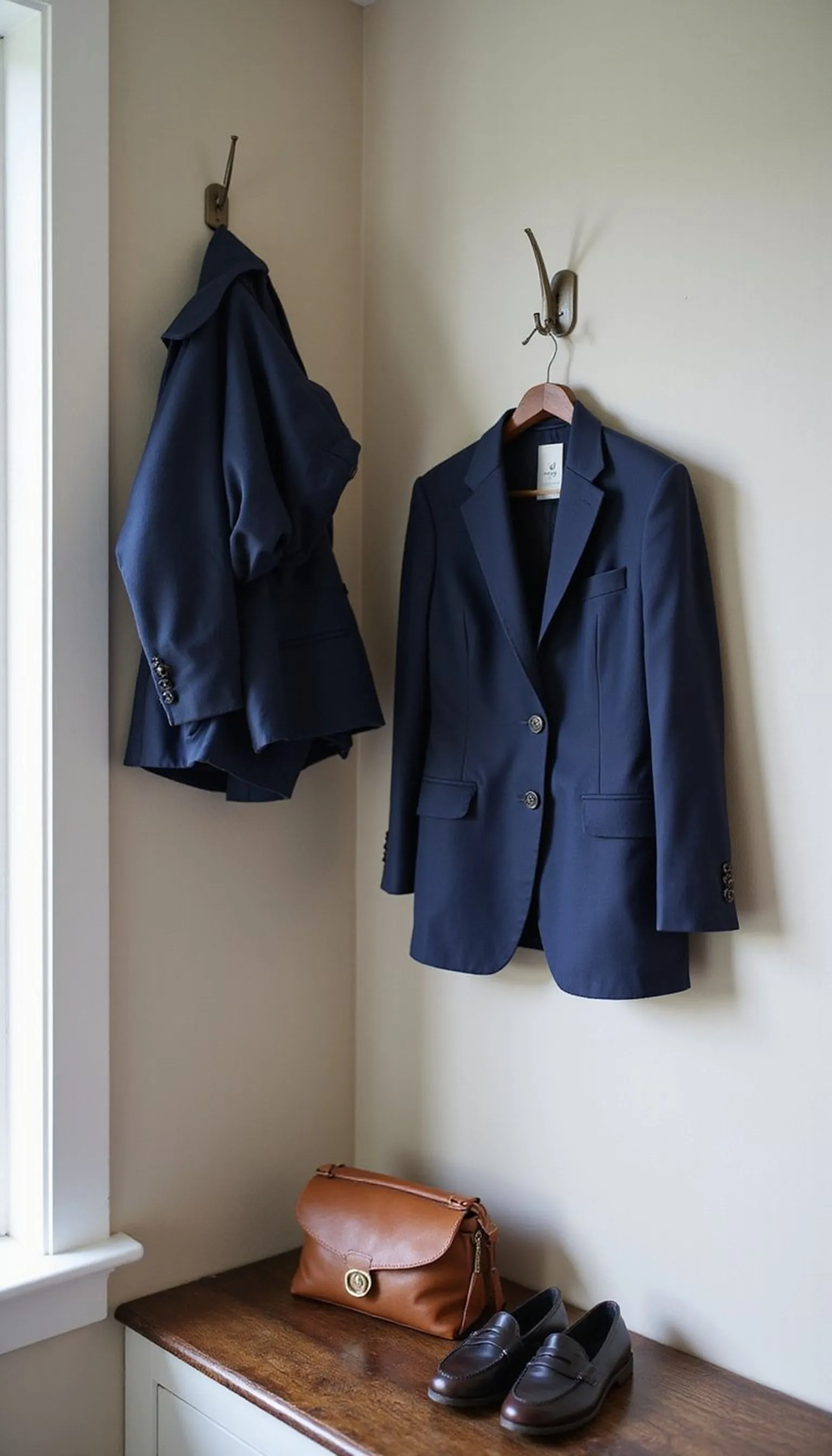 Nautical blazer with tailored shorts for harbor evenings