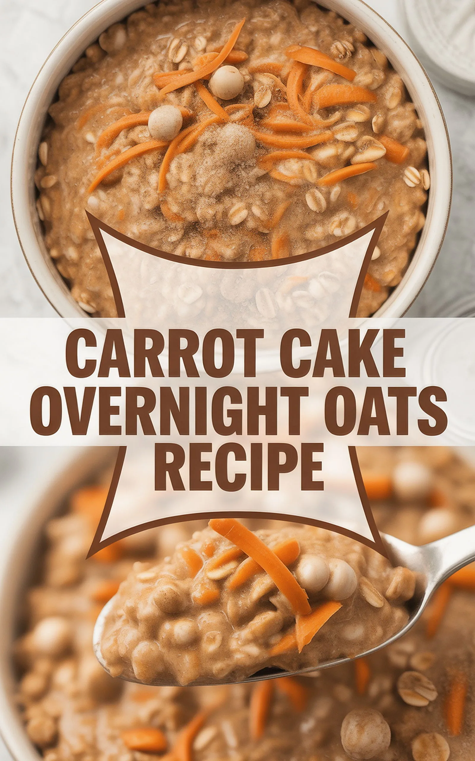 Carrot Cake Overnight Oats Recipe recipe idea in stylish layout
