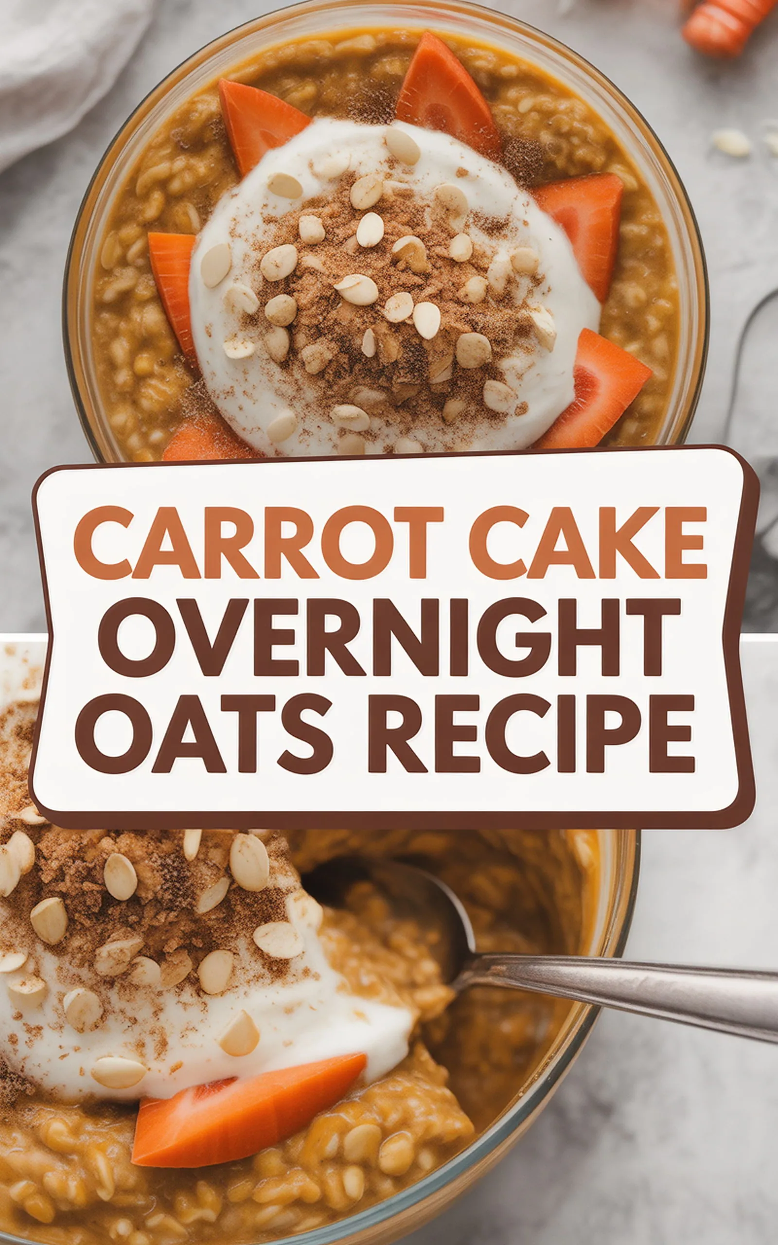 Carrot Cake Overnight Oats Recipe recipe idea in stylish layout