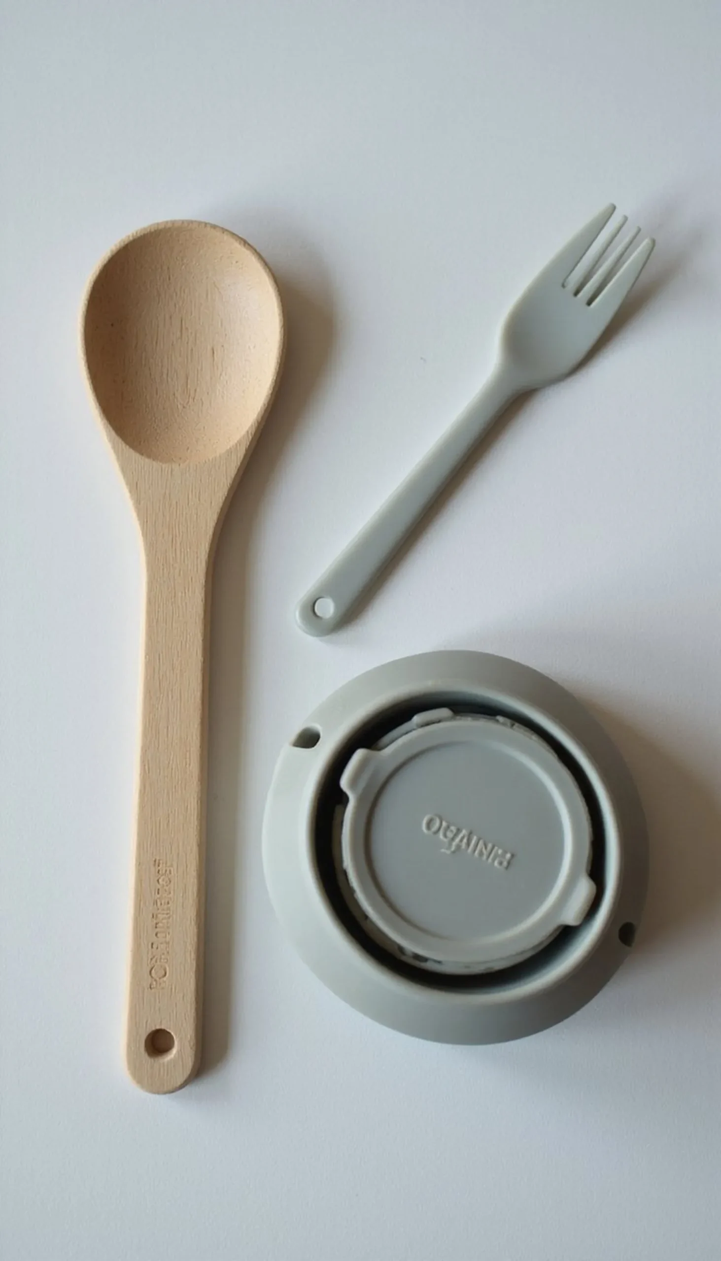 Collapsible toiletry cup and reusable utensil set