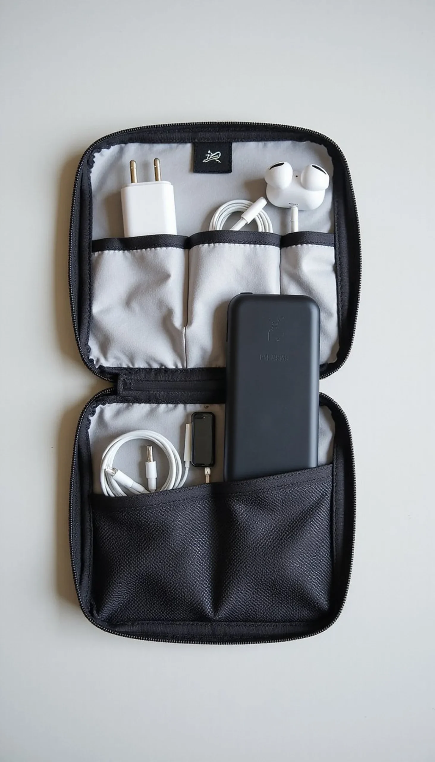 Compact power bank and charging kit for devices