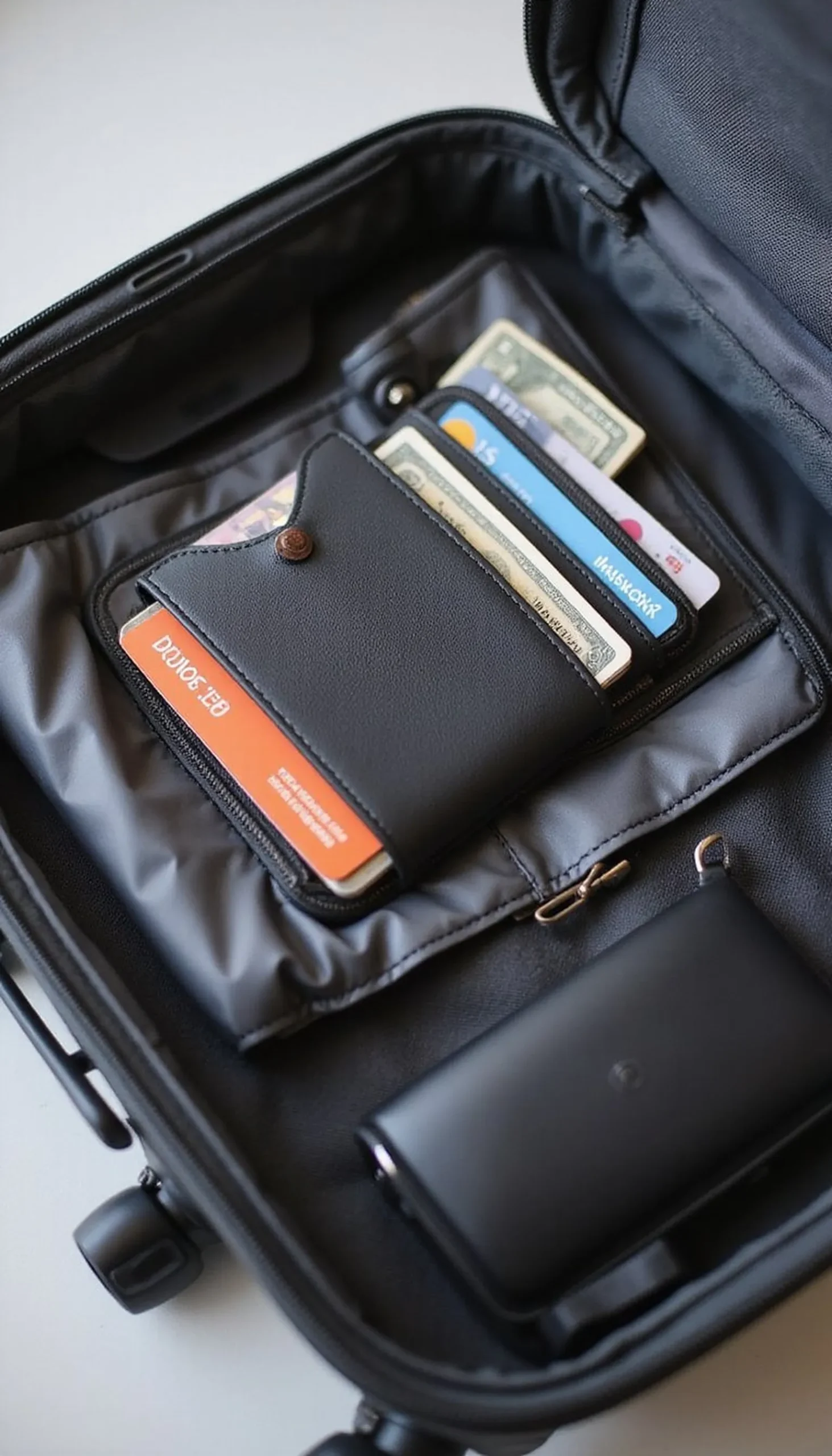 Secure travel wallet and RFID protection sleeve