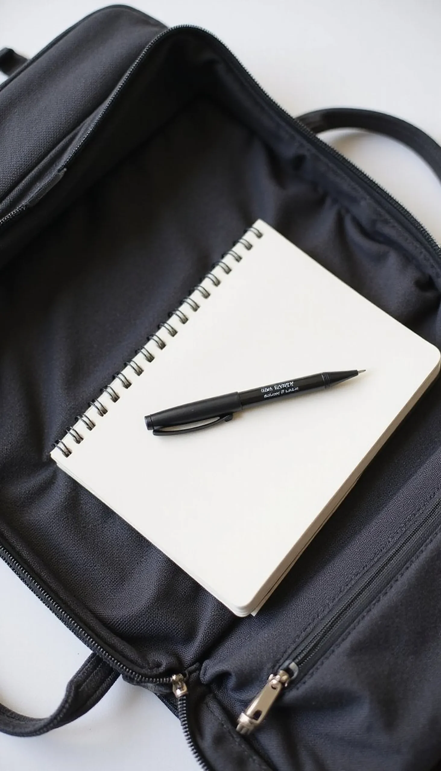 Small notebook and a dependable pen set