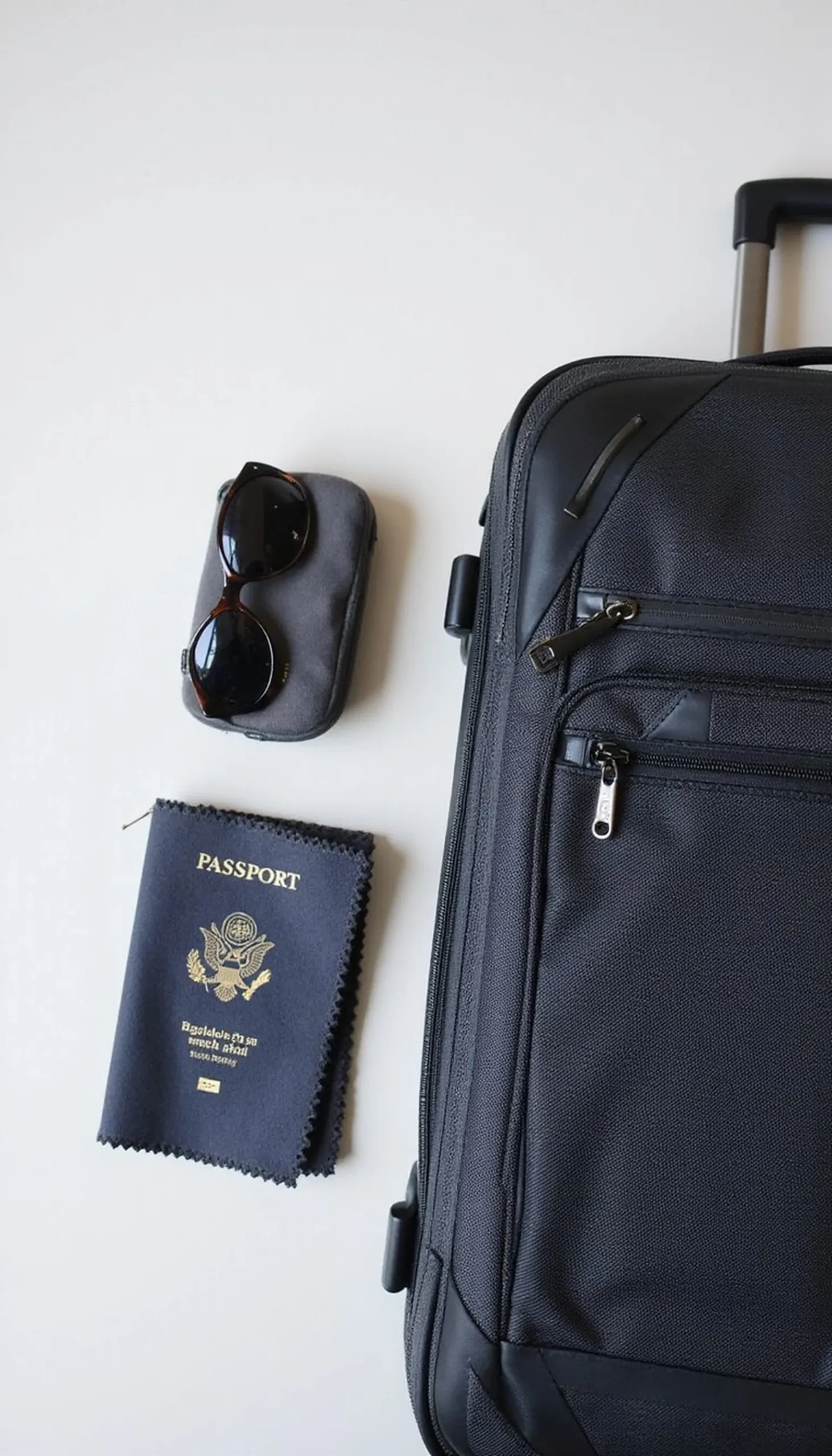 Sunglasses case and small lens cloth pack