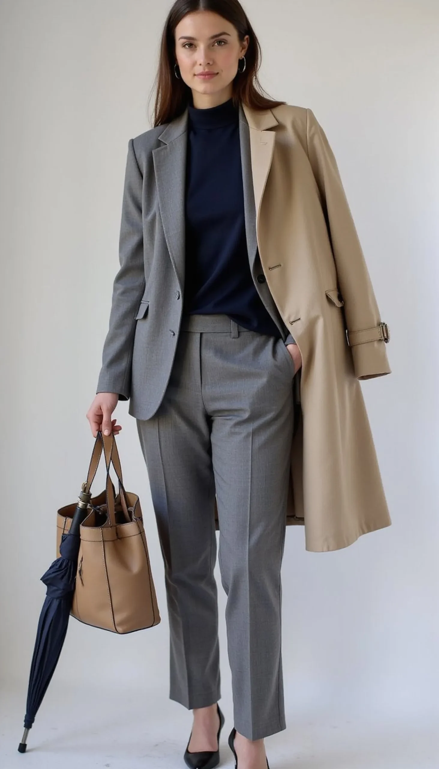 Casual chic layering for unpredictable weather days