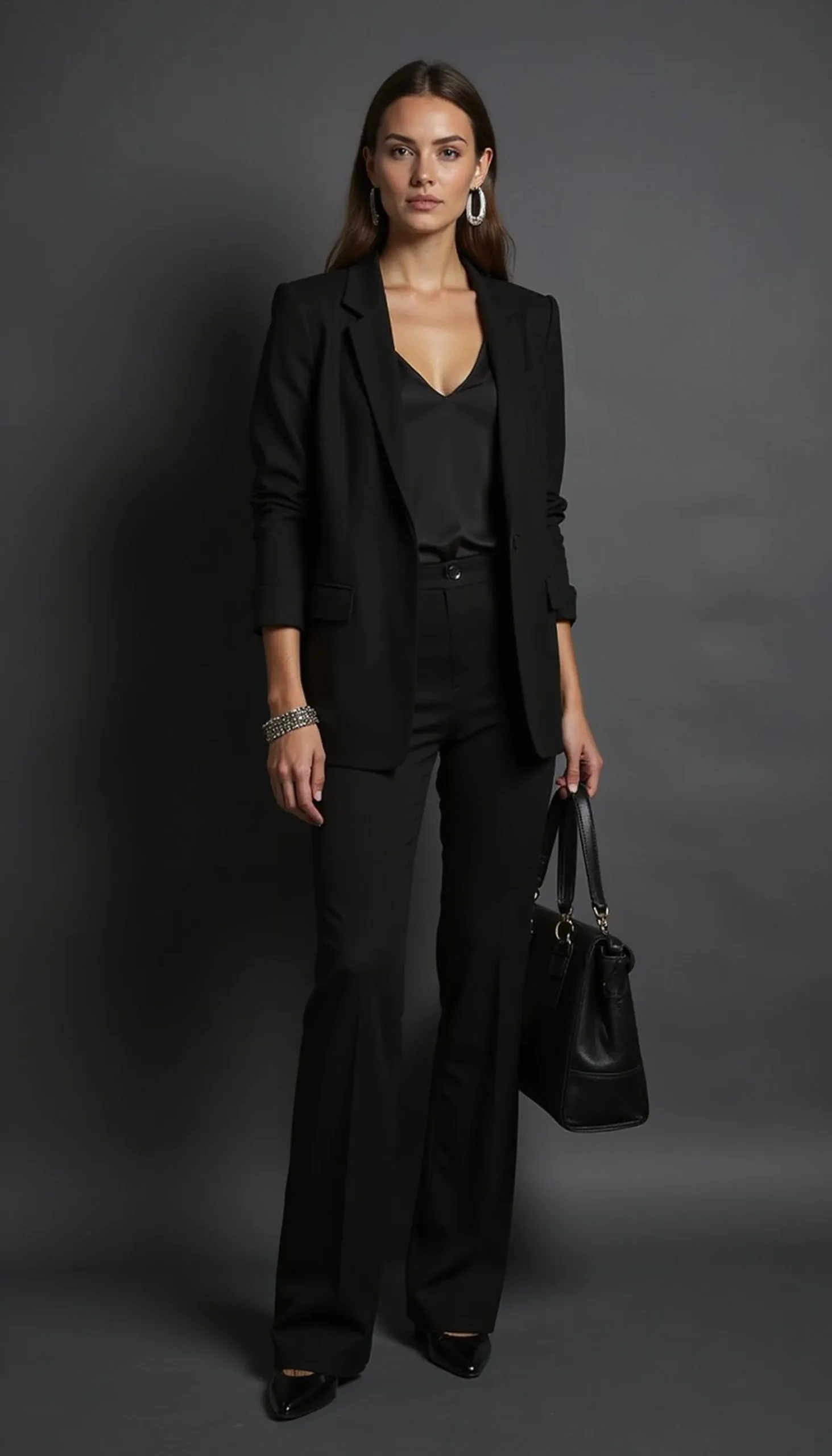 Casual monochrome black for sleek, quiet confidence