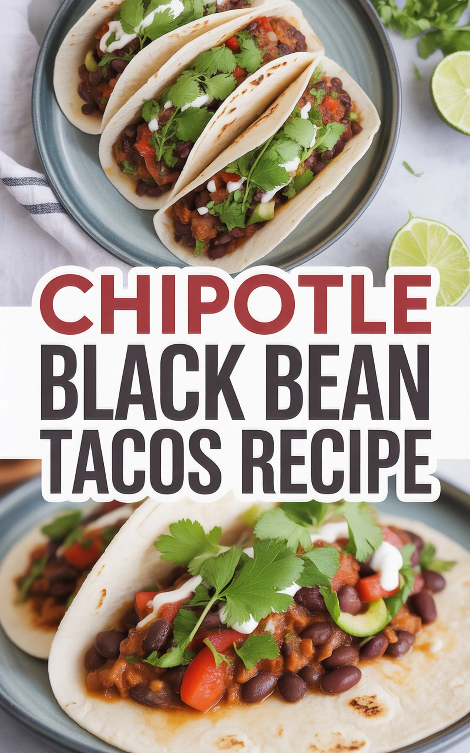 Chipotle Black Bean Tacos Recipe recipe idea in stylish layout