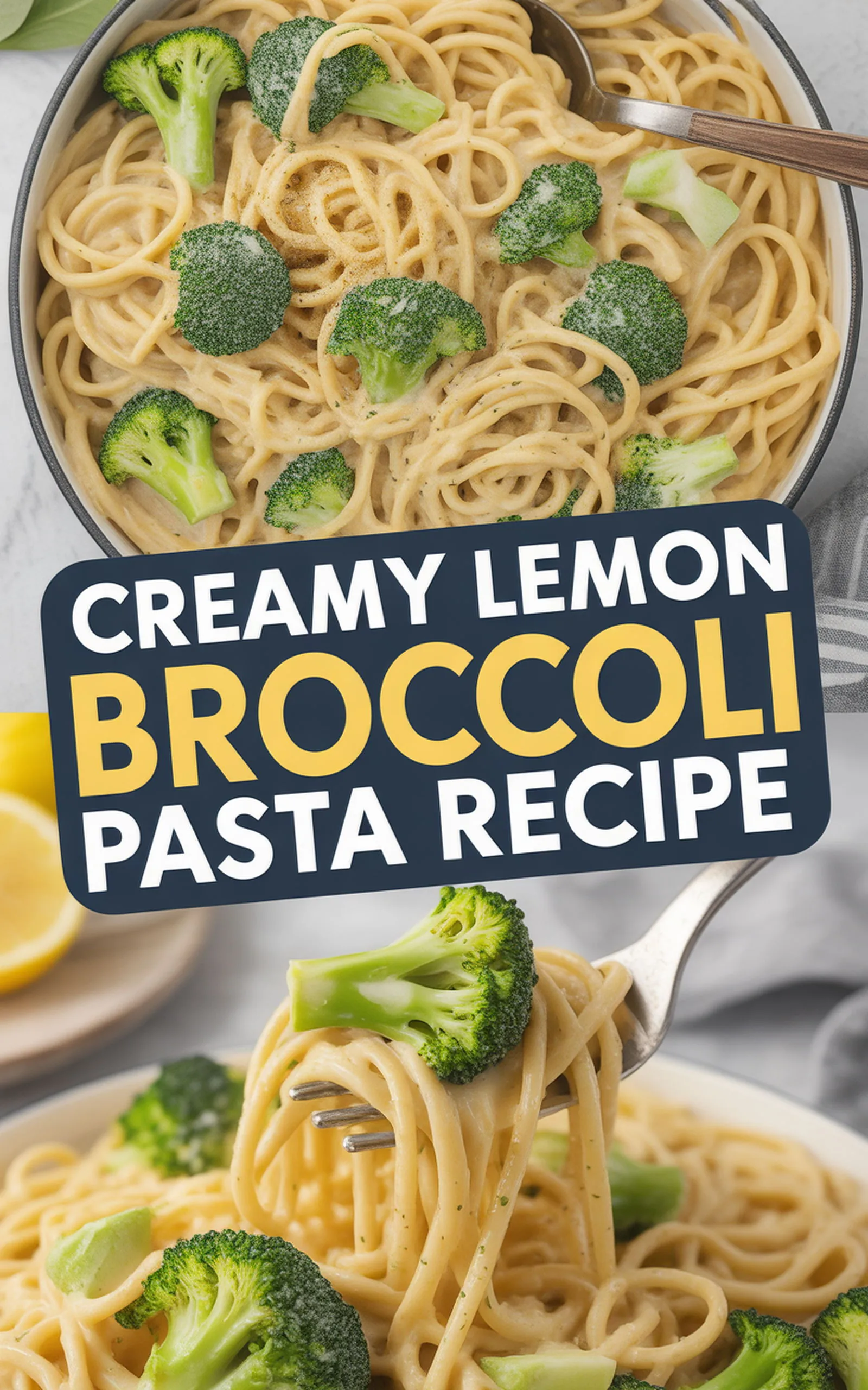 Creamy Lemon Broccoli Pasta Recipe recipe idea in stylish layout