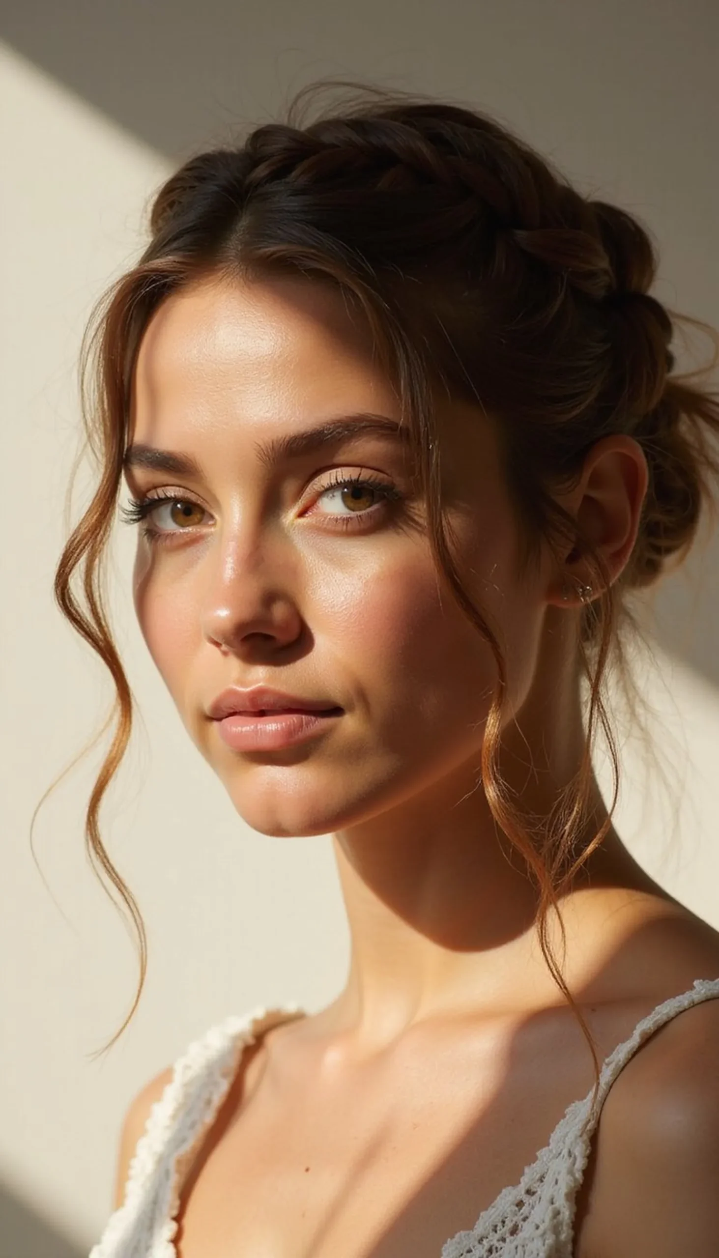 Braided Crown For A Polished Yet Easy Look