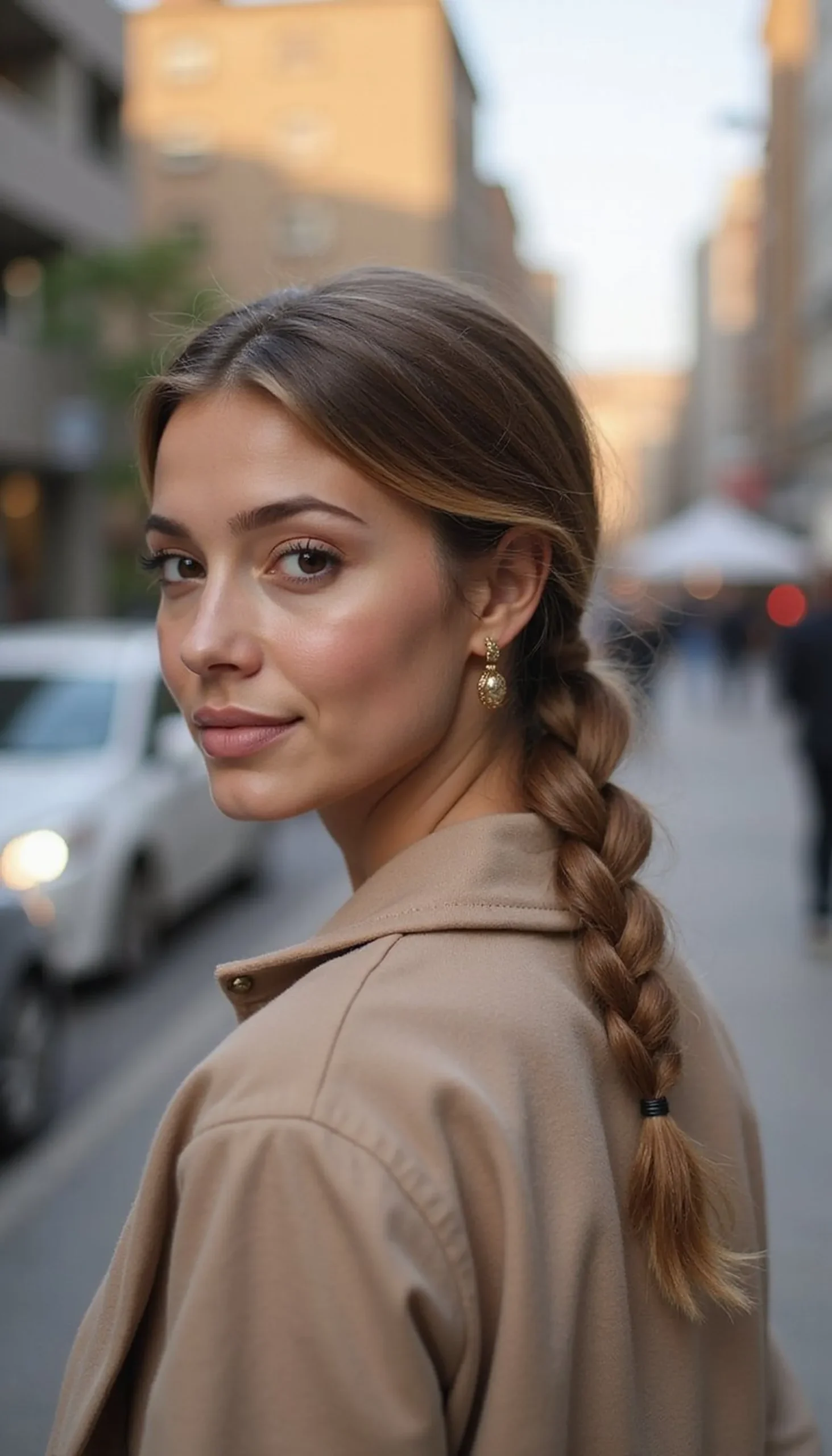 Braided Side Ponytail For Busy Commutes