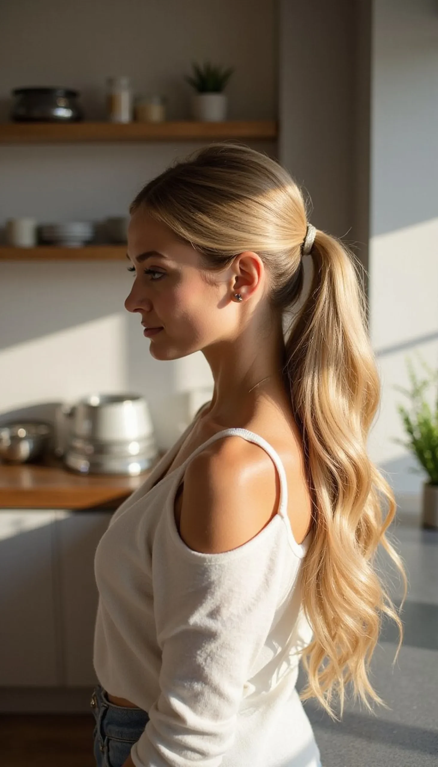 Effortless Wrapped Ponytail For Polished Days