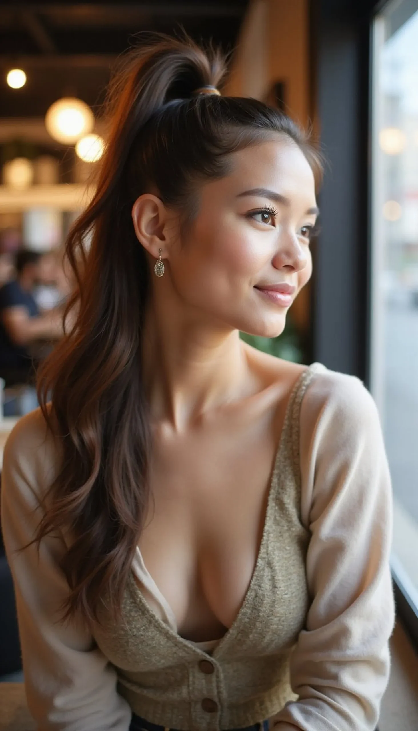 Playful High Ponytail With Natural Volume