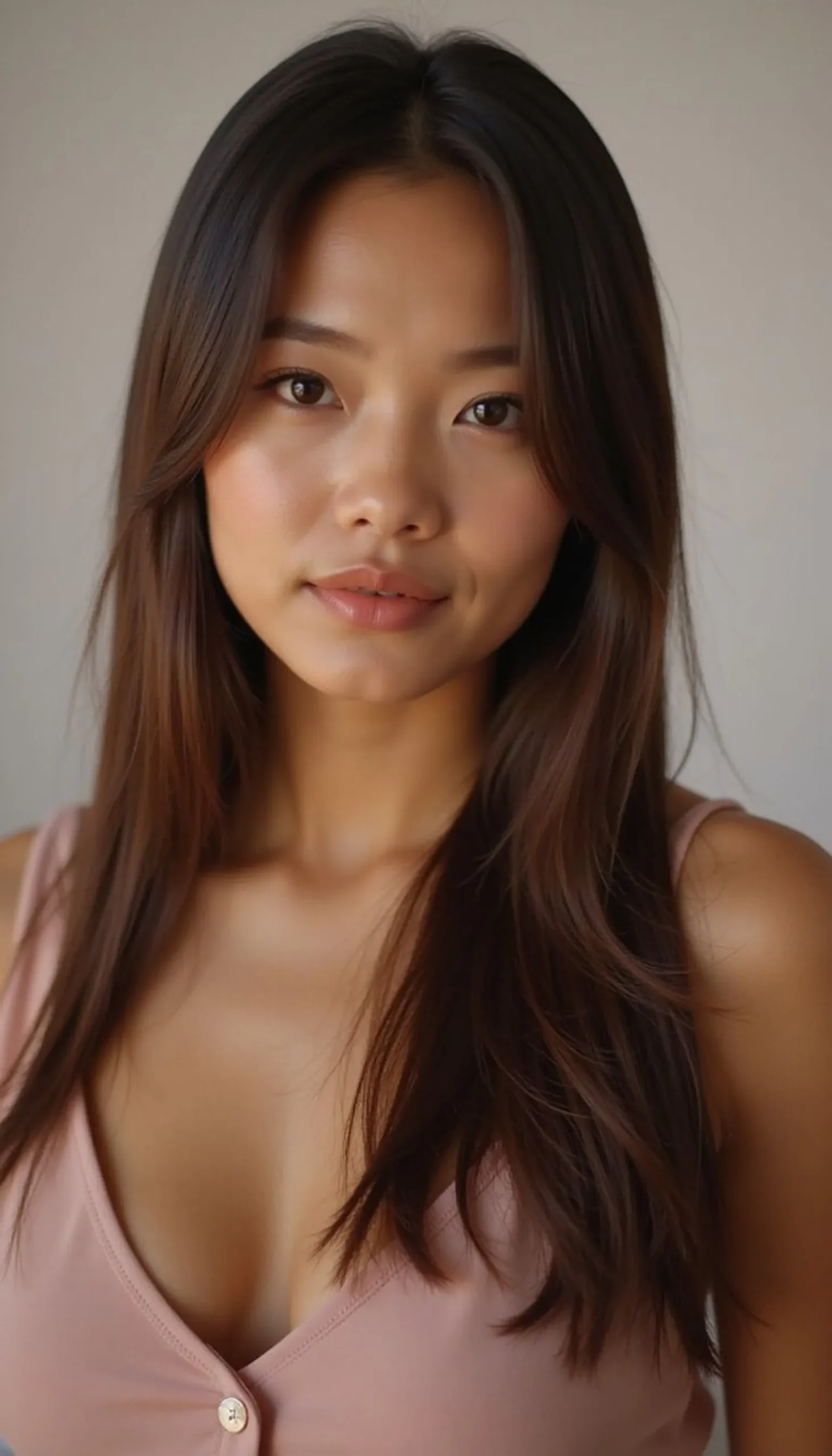 Sleek Middle-Part Blowout For Shiny Hair