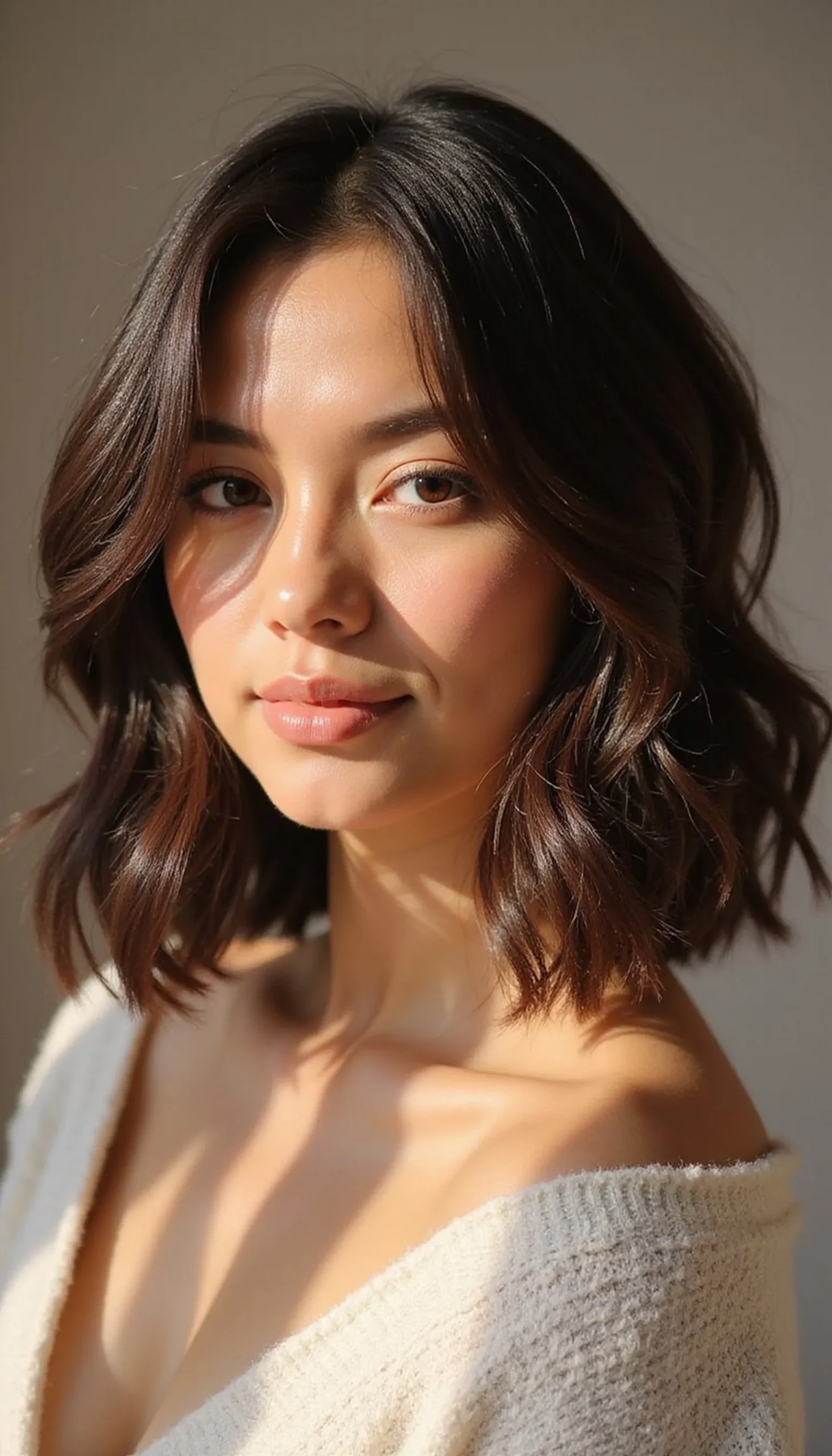 Textured Lob With Soft Tousled Ends