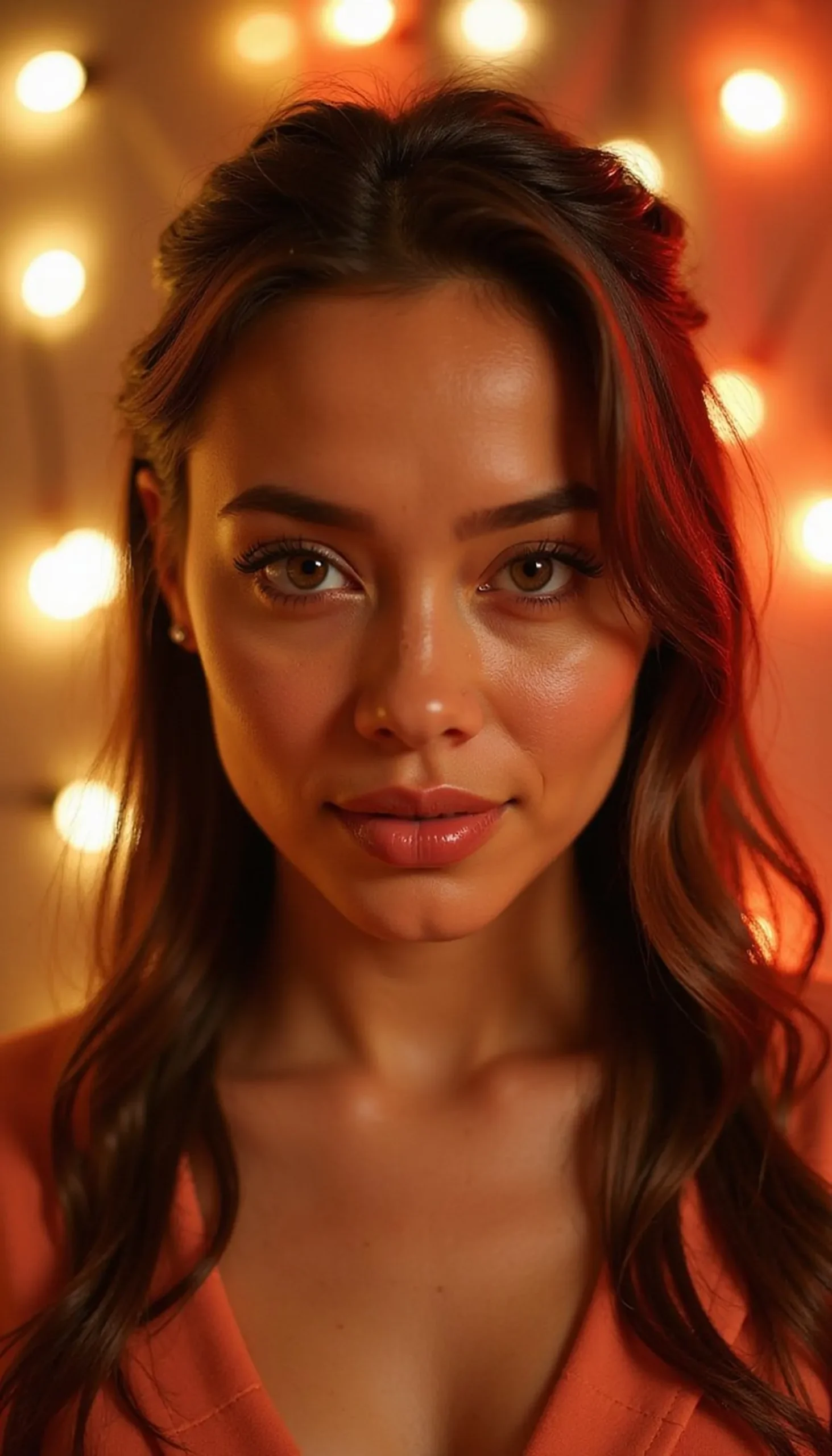 Slicked-Back Wet Look With Sparkle Gel