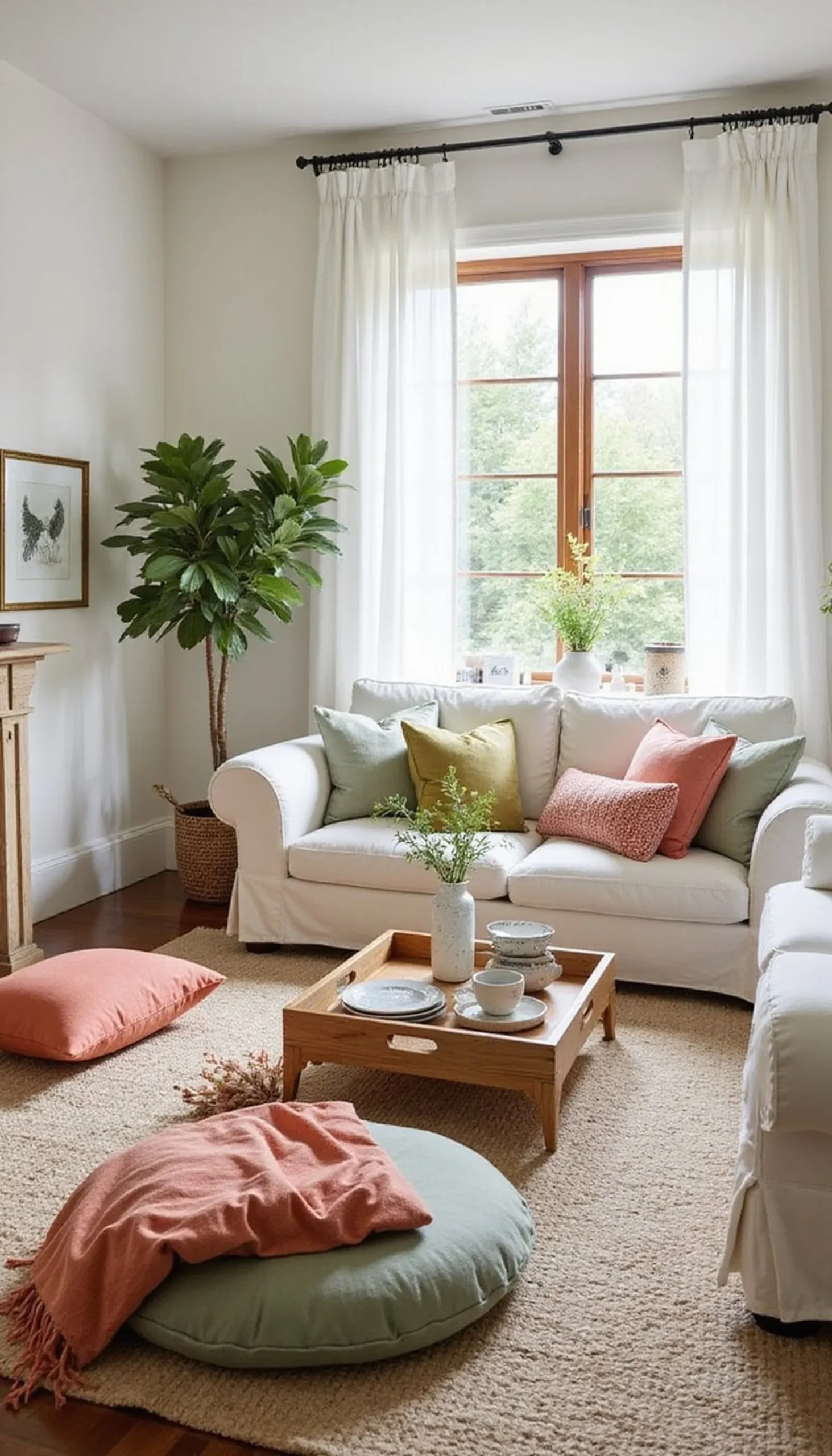 Casual Entertaining Setup for Spring Gatherings